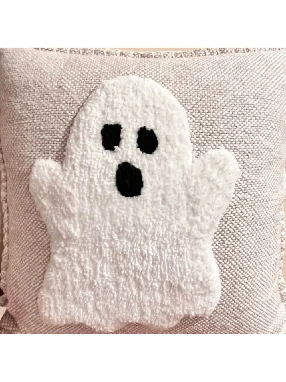 🆕- Workshop Home by Republic-Halloween Ghost Large Decorative Pillow